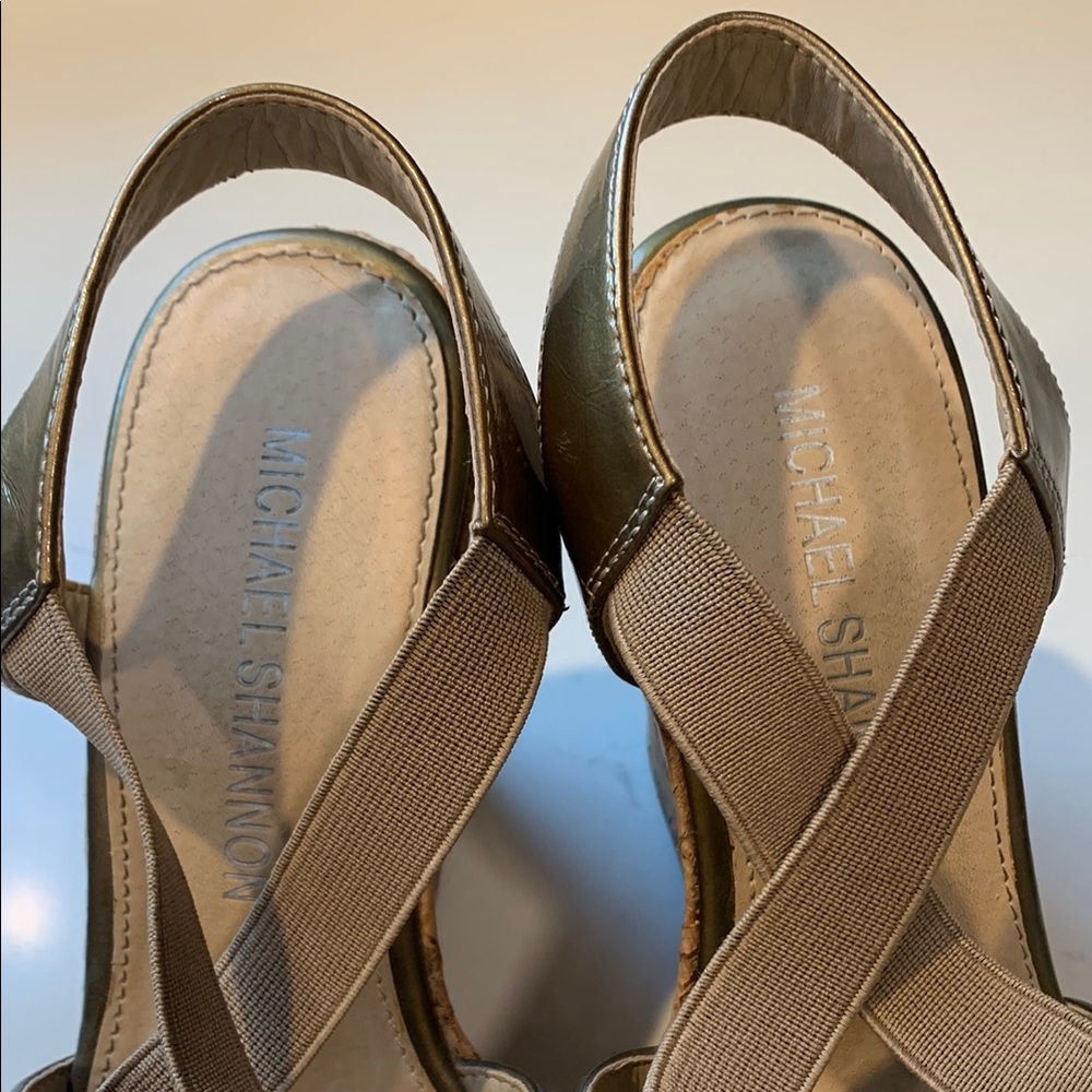 Wedge Sandals - Gold - Picture 8 of 11